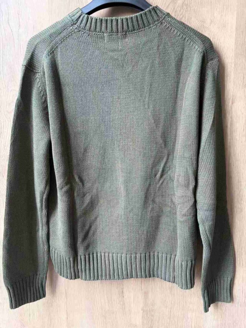 ✨Authentic Polo Ralph Lauren Olive Green Street‑Style Polo Bear Sweater - Picture 2 of 6